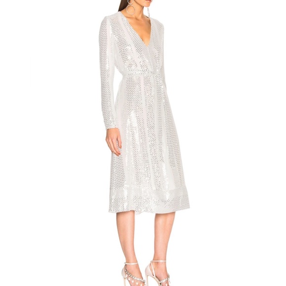 SALLY LAPOINTE Sequin Belted Dress - Picture 2 of 4